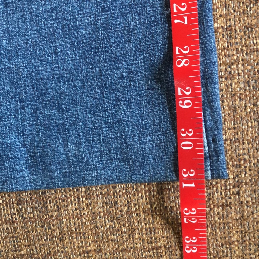 Blue Wide Leg Jeans - Picture 4 of 10